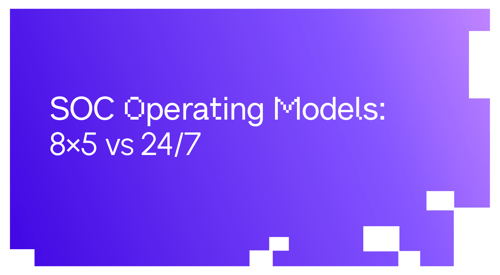 SOC Operating Models: 8×5 vs 24/7