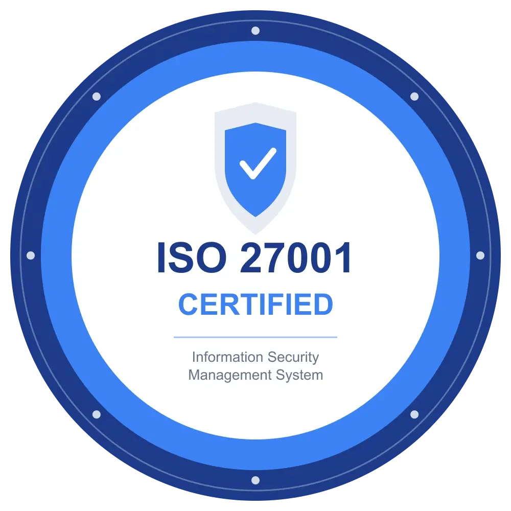 ISO 27001 Certified Badge