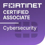 Fortinet FCA Cybersecurity certification badge