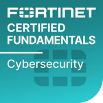 Fortinet FCF Cybersecurity certification badge