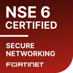 Fortinet NSE 6 Secure Networking certification badge