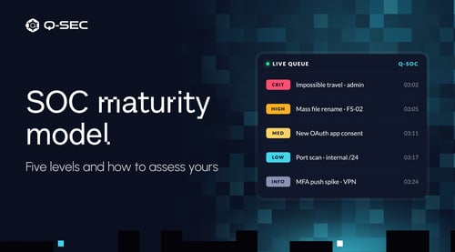 SOC maturity model — Five levels and how to assess yours