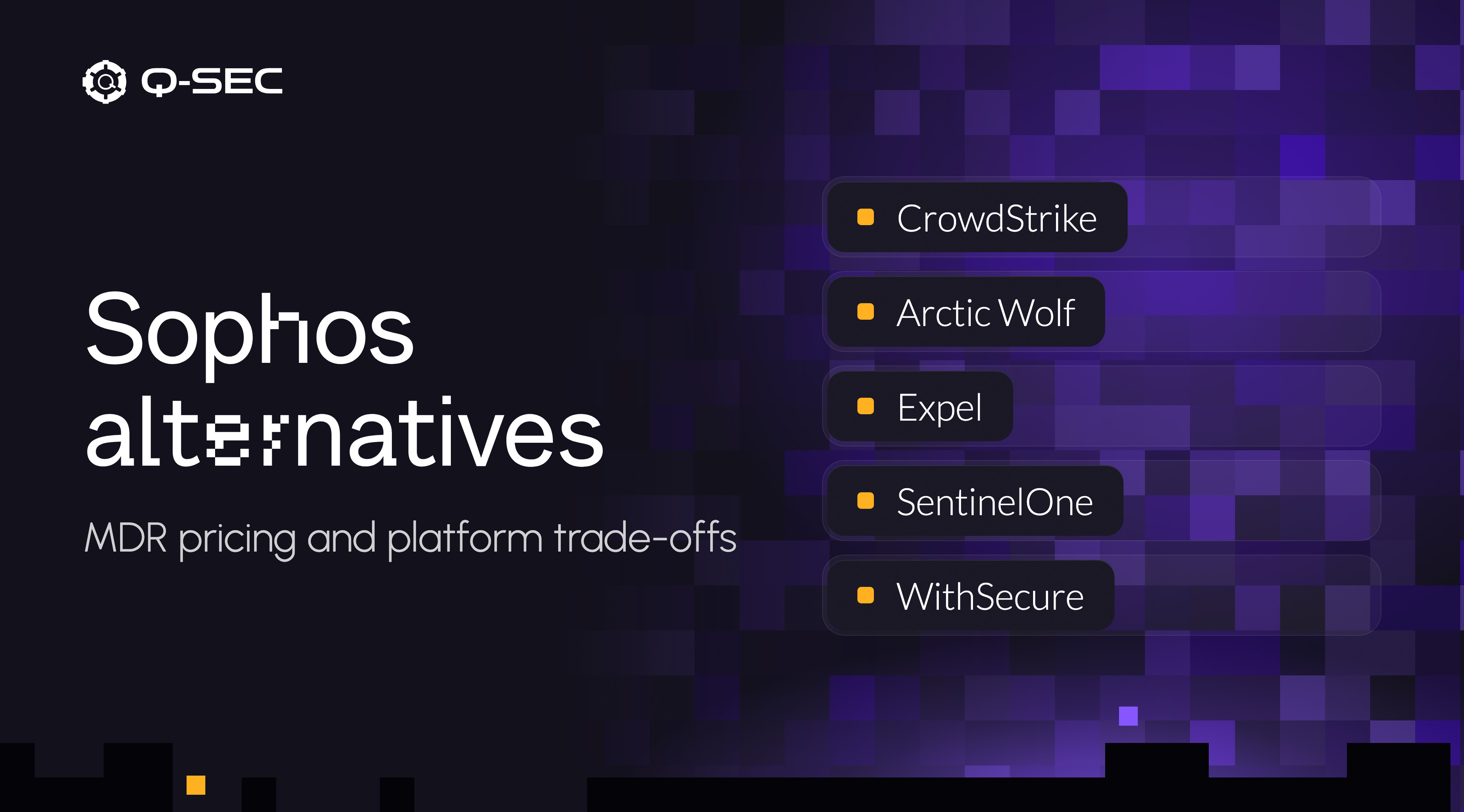Sophos Competitors: MDR Alternatives, Pricing, and Platform Trade-Offs