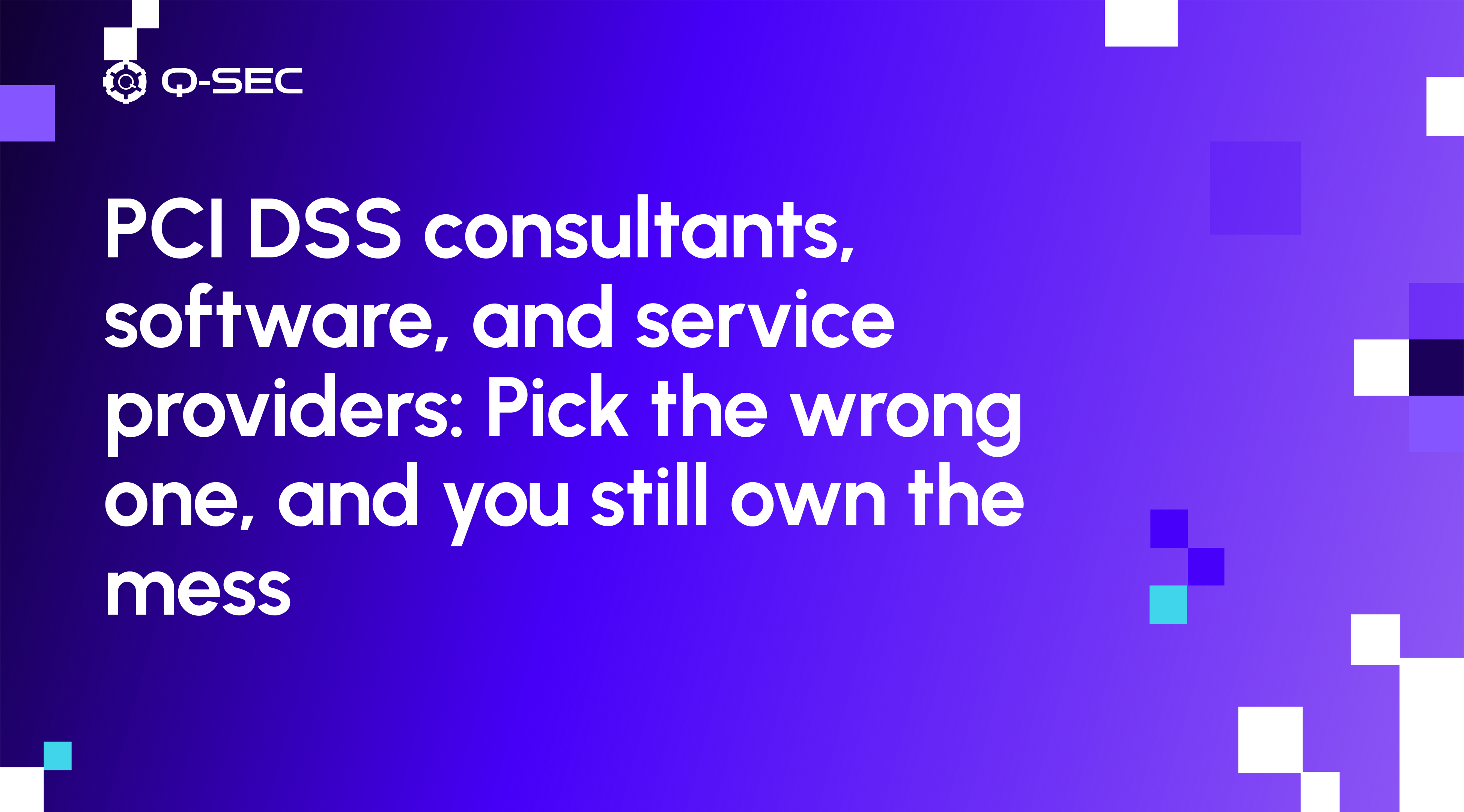 PCI DSS compliance solutions including consultants, software, assessors, and security service providers